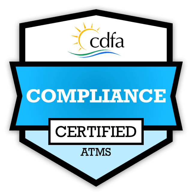 Certificate of CDFA